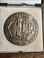 Fraaie 208.5 gram zware bronzen penning uit Den Haag (10), Ophalen of Verzenden, Brons