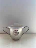 Zilverkleurig tuit bekertje met naam "Daan" erin gegraveerd, Ophalen of Verzenden, Zilver