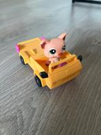 Littlest Pet Shop auto met varkentje, Ophalen of Verzenden, Gebruikt
