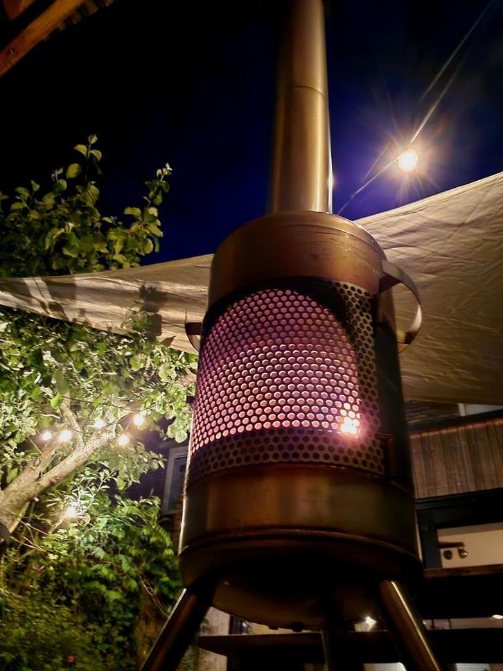 rvs terraskachel terrashaard buitenhaard tuinkachel kachel, Tuin en Terras, Terrasverwarmers, Nieuw, Ophalen of Verzenden