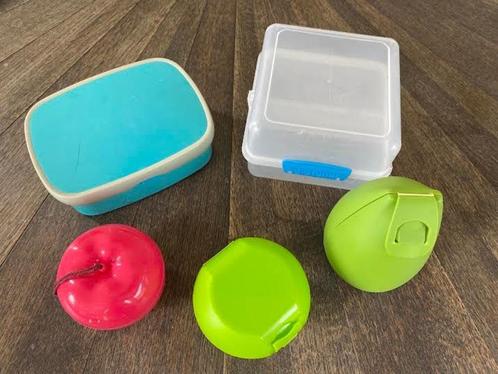 Diverse lunchboxen en fruit containers Mepal, Sistema etc, Huis en Inrichting, Keuken | Keukenbenodigdheden, Zo goed als nieuw