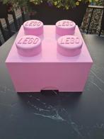 Lego storage box licht roze, Ophalen of Verzenden, Zo goed als nieuw, Complete set, Lego