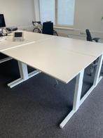 10x Topkwaliteit zit/zit slingerbureaus van Voortman 140x80, Huis en Inrichting, Bureaus, Ophalen, Zo goed als nieuw