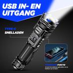 Zverky Ultra Krachtige Oplaadbare LED Zaklamp 5000 Lumen - N, Flex Ltd., Nieuw, https://flex.com/contact-us, Nobelstraat 10, 5807 GA Oostrum LB, Limburg, Nederland