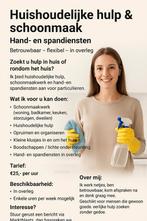 Huishoudelijke hulp & schoonmaak | Hand- en spandiensten