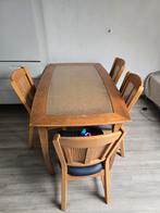 Eettafel +4 stoelen gratis op te halen ., Huis en Inrichting, Ophalen, Zo goed als nieuw