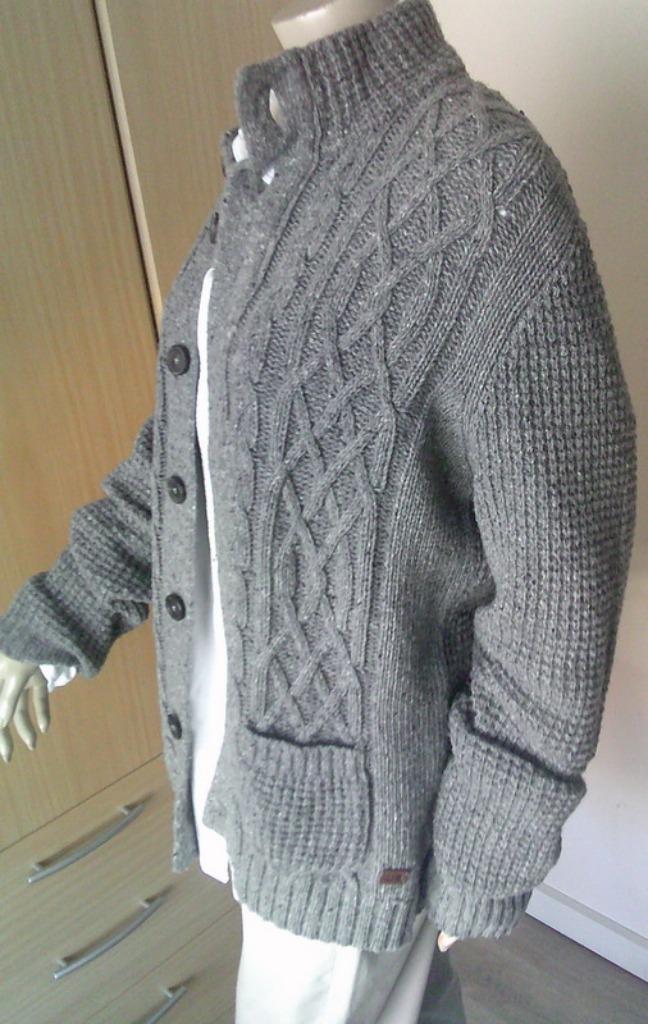 NAPAPIJRI grijs gemêleerd 80% wollen vest XL, Kleding | Heren, Truien en Vesten, Gedragen, Maat 56/58 (XL), Grijs, Verzenden