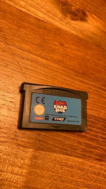 The Simpsons Road Rage gameboy advance game boy gba gb gbc beschikbaar voor biedingen