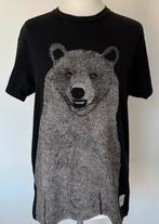 Supremebeing zwart T-shirt met print beer maat S, Zwart, Zo goed als nieuw, Maat 46 (S) of kleiner, Suprimebeing