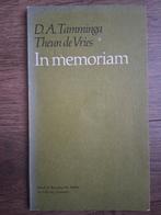D.A. Tamminga, Theun de Vries - In memoriam, Ophalen of Verzenden