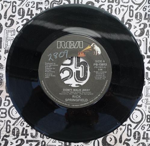 rick springfield - don't walk away  (5), Cd's en Dvd's, Vinyl Singles, Single, 7 inch, Ophalen of Verzenden