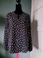 Sani Blu Zwarte Tuniek Zwaluw Print Maat 44, Zwart, Maat 42/44 (L), Ophalen of Verzenden, Zo goed als nieuw