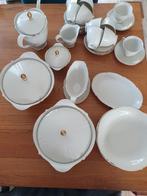 25 delig servies Winterling ecru met goud randje, Ophalen