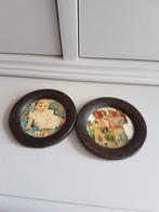 ANTIEKE POËZIE PLAATJES MINI SCHILDERIJTJES GEWOON LEUK, Ophalen of Verzenden