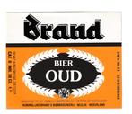 Bieretiket Brand Bier Oud  30 cl  3,5 VOL % ALC, Verzamelen, Biermerken, Ophalen of Verzenden