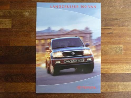 Toyota LandCruiser 100 Van (2001/2002), Boeken, Auto's | Folders en Tijdschriften, Nieuw, Toyota, Ophalen of Verzenden