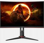 AOC 24inch curved gaming monitor, Computers en Software, Monitoren, Gaming, HDMI, 101 t/m 150 Hz, In hoogte verstelbaar