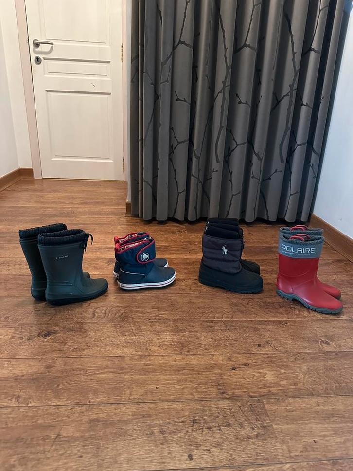 Winterlaarzen kind maat 31 crocs J2 33/34 2x 34, Kinderen en Baby's, Kinderkleding | Schoenen en Sokken, Zo goed als nieuw, Laarzen