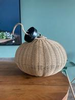Gave trito hanglamp naturel met gewoven kap, Ophalen, Zo goed als nieuw, Nvt, Minder dan 50 cm