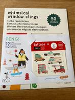 50 Raamstickers en 10 tattoos, Ophalen of Verzenden, Nieuw, Jongen of Meisje