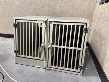 Dubbele autobench 2 honden - Showroom model (ongebruikt!) beschikbaar voor biedingen