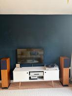 Chario Syntar 530 speaker - walnoot. Heel goede staat., Audio, Tv en Foto, Luidsprekers, Zo goed als nieuw, 60 tot 120 watt, Front, Rear of Stereo speakers