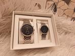 Fossil His & Her horloge set geschenkbox, Ophalen of Verzenden, Nieuw, Staal, Fossil