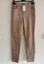 H&M satijnachtige broek mt. 40, Maat 38/40 (M), H&M, Verzenden, Beige