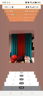 Gordijnen zonwerend 2 stukken van 100 breedte hoogte 245, Ophalen of Verzenden