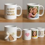 Gepersonaliseerde Mok met Eigen Tekst of Foto – Uniek Cadeau, Keramiek, Nieuw, Ophalen of Verzenden, Overige stijlen