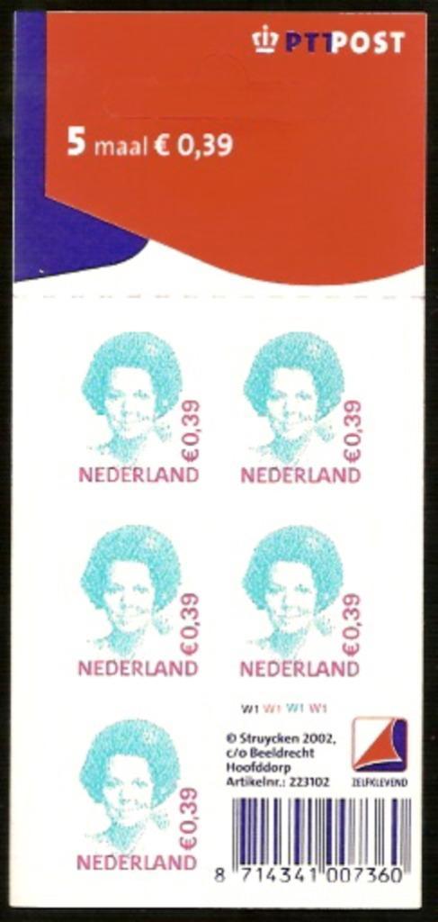 Nederland NVPH nr V2037 postfris Koningin Beatrix, Postzegels en Munten, Postzegels | Nederland, Postfris, Na 1940, Verzenden
