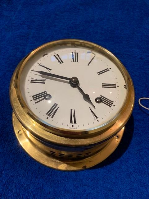 Scheepsklok, Verzamelen, Scheepvaart, Gebruikt, Overige typen, Motorboot of Zeilboot, Ophalen of Verzenden