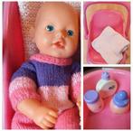 My little baby born babyborn popje + badje & maxi cosi, Ophalen of Verzenden, Gebruikt, Babypop