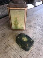 Antieke Blikken Trommel Pot, Ophalen of Verzenden