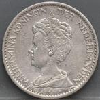 Zilveren 1 gulden 1913 Wilhelmina, Postzegels en Munten, Munten | Nederland, 1 gulden, Verzenden, Zilver, Koningin Wilhelmina