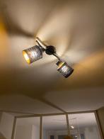 Industriële plafondlamp modern – 2-lich, Huis en Inrichting, Ophalen, Zo goed als nieuw, Metaal, Modern idistrual