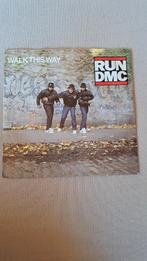 RUN DMC Walk this way singel vinyl 7 inch, Ophalen of Verzenden, 2000 tot heden, Zo goed als nieuw, Overige formaten