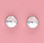 Zeer mooie Swarovski kristallen 9mm oorstekers., Sieraden, Tassen en Uiterlijk, Met kristal, Overige materialen, Nieuw, Ophalen of Verzenden