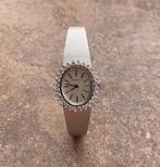 14k gouden dames horloge Certina met 28 diamanten Vintage, Goud, Met edelsteen, Armband, Ophalen of Verzenden