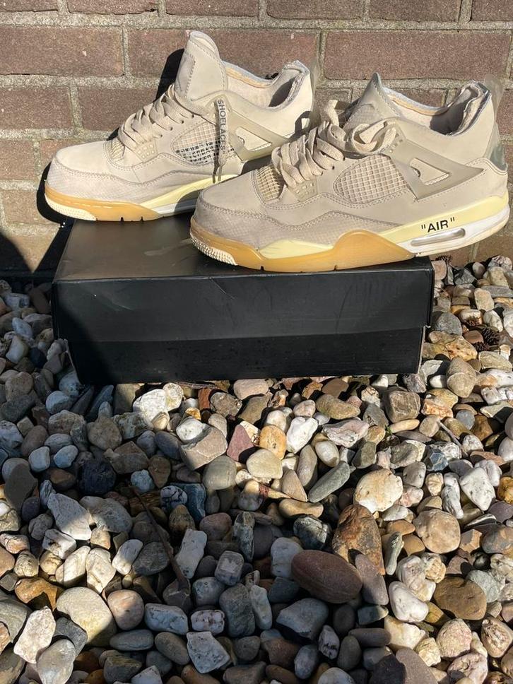 Jordan 4, Kleding | Heren, Schoenen, Gedragen, Sneakers of Gympen, Wit, Ophalen of Verzenden