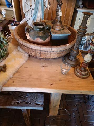 Houten Schalen Set - Rustiek & Decoratief beschikbaar voor biedingen