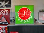 ZUNDAPP oude reclame lichtbak, Verzamelen, Merken en Reclamevoorwerpen, Gebruikt, ., Lichtbak of (neon) lamp, Ophalen of Verzenden