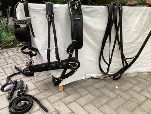 Enkelspan tuig full geheel compleet. Gebruikt, Dieren en Toebehoren, Paarden en Pony's | Hoofdstellen en Tuigage, Gebruikt, Overige soorten