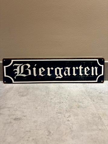 Mancave Bar Café Wanddecoratie metalen bordje Biergarten beschikbaar voor biedingen