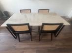 Aime Té marmeren eettafel zonder stoelen, Ophalen, Overige materialen, 50 tot 100 cm, Zo goed als nieuw