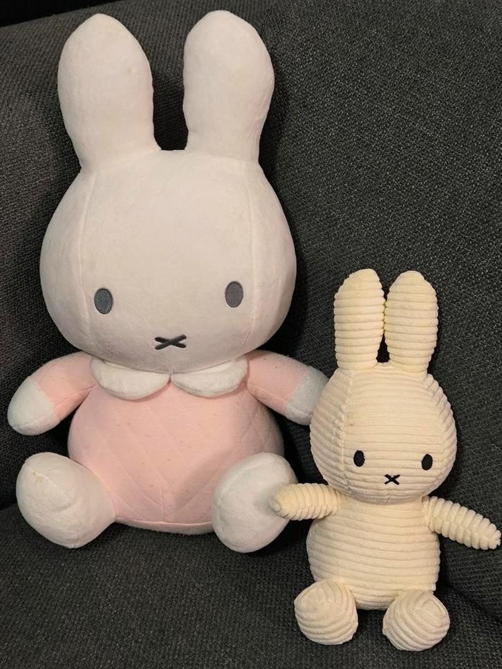 Nijntje (Miffi) Knuffels - Set van 2, Kinderen en Baby's, Speelgoed | Knuffels en Pluche, Zo goed als nieuw, Konijn, Ophalen of Verzenden