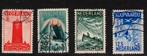 Nederland catnr. 257- 260 Gestempeld, Ophalen of Verzenden, T/m 1940, Gestempeld