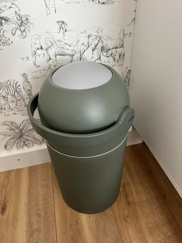 We-Too Luieremmer antigeursysteem Donkergroen 20L 25 luiers, Huis en Inrichting, Woonaccessoires | Prullenbakken, Zo goed als nieuw