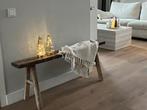 Sfeer!  houten bankje Aura Peeperkorn - Decoratief & Functio, Antiek en Kunst, Ophalen of Verzenden
