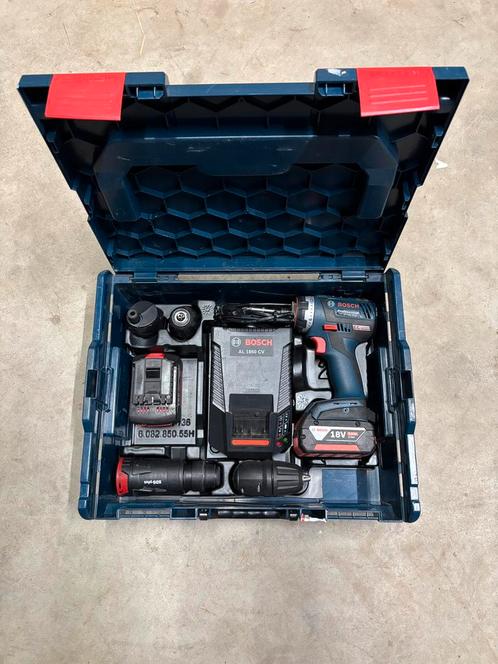 Nette Bosch GSR 18V-EC Professional FlexiClick set, Auto diversen, Autogereedschap, Gebruikt, Ophalen of Verzenden
